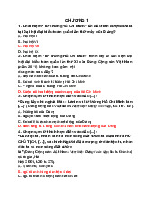 Đề cương môn Tư tưởng Hồ chí minh  - trường đại học Khoa học tự nhiên- Đh Quốc Gia Hà Nội