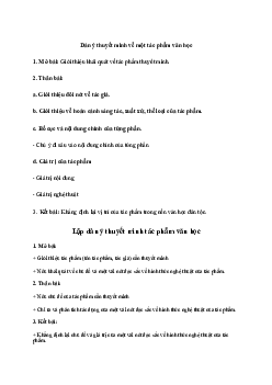 Văn mẫu lớp 11: Dàn ý thuyết minh về một tác phẩm văn học | Kết nối tri thức