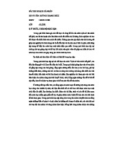 BÀI THU HOẠCH CÁ NHÂN VỀ MÔN LỊCH SỬ VĂN MINH THẾ GIỚI DL22DH