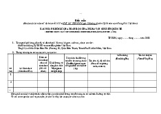 Xác Nhận Khối Lượng Công-Tê-Nơ Quốc Tế | Biểu mẫu HSU