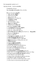 Bài tập luyện dịch câu dành cho A1 - Tài liệu Tiếng Anh