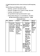 Kế Hoạch Giáo Dục An Toàn Cho Trẻ 3-4 Tuổi | Môn Thực hành sư phạm - Đại học Sư phạm Hà Nội 2