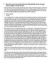 Đề cương cơ sở văn hóa Việt Nam 2022 môn Cơ Sở Văn Hóa Việt Nam | Đại Học Hà Nội