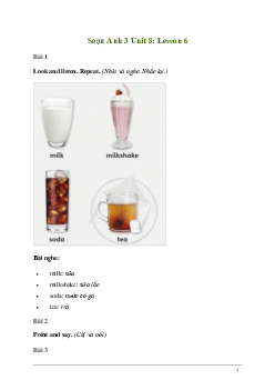 Tiếng Anh lớp 3 Unit 8: Lesson 6 trang 135 Explore Our World
