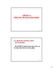 Tài liệu sưu tầm. Slide Thuế thu nhập doanh nghiệp