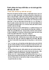 Danh pháp các hợp chất hữu cơ và cách gọi tên dễ hiểu, dễ nhớ