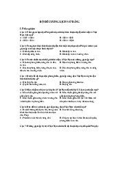 Bộ câu hỏi ôn thi  - Lịch sử Đảng Cộng Sản Việt Nam| Đại học Kinh Tế Quốc Dân