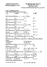 Đề giữa học kỳ 1 Toán 8 năm 2025 – 2026 trường TH&THCS Vạn An – Bắc Ninh