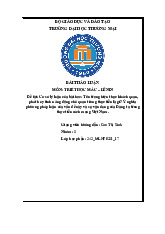 Cơ sở lý luận của bài học: Tôn trọng hiện thực khách quan, phát huy tính năng động chủ quan trong thực tiễn là gì? | Bài thảo luận triết học Mác Lênin