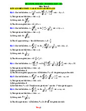 Đề Cương Ôn Tập Cuối Học Kỳ 1 Toán 9 Năm Học 2025-2026