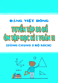Tuyển tập 30 đề ôn tập cuối học kì 1 Toán 11 có đáp án và hướng dẫn giải