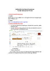 Tài liệu hướng dẫn hoạt động tham quan bảo tàng lịch sử Tp HCM | Đại học Văn Lang