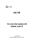 Trọn bộ bài tập ôn tập cuối học phần - Tài liệu tham khảo | Đại học Hoa Sen