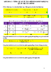 TÀI LIỆU SƯU TẦM TỔNG HỢP QUẢN TRỊ TÀI CHÍNH
