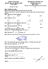 Đề giữa học kì 1 Toán 7 năm 2025 – 2026 trường THCS Lý Thường Kiệt – TP HCM