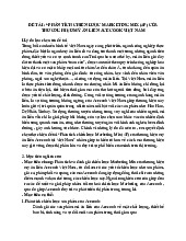 Phân Tích Chiến Lược Marketing Mix (4P) Của Mỳ Ăn Liền Acecook | Môn Chiến lược maketing - Đại học Tài nguyên và Môi trường Hà Nội