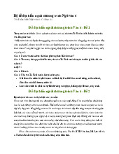 Bộ đề đọc hiểu ngoài chương trình Ngữ văn 6