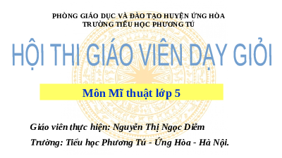 Giáo án điện tử Mĩ thuật 5 Chủ đề 7 Cánh diều: Tìm hiểu tranh theo chủ đề: “Ước mơ của em” (tiết 2)