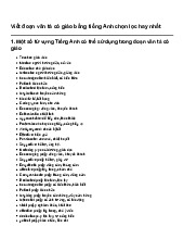 Viết đoạn văn tả cô giáo bằng tiếng Anh chọn lọc hay nhất | Tiếng Anh 5