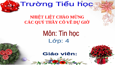Bài giảng điện tử môn Tin học 4 | CĐ B_Bài 1 Các loại thông tin chính trên trang web | Cánh diều
