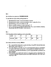 Ôn tập truyền số liệu - Kiểm tra lỗi và Mã hóa dữ liệu | Trường Đại học Công nghệ thông tin và Truyền thông Việt Hàn, Đại học Đà Nẵng