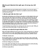 Mẫu thư giới thiệu bản thân ngắn gọn, ấn tượng, hay nhất 2024