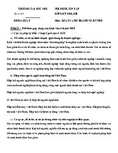 Câu hỏi ôn tập môn Luật kế toán | Trường Đại học Nha Trang