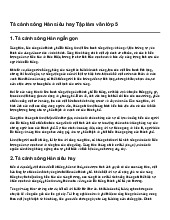 Tả cảnh sông Hàn siêu hay Tập làm văn lớp 5