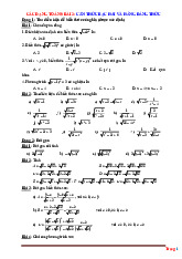 Các Dạng Toán 9 Bài 2 Căn Bậc Hai Và Hằng Đẳng Thức Có Lời Giải