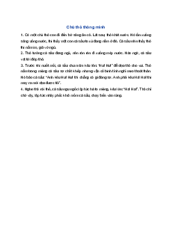 Kể chuyện Chú thỏ thông minh | Tiếng việt 1 Cánh Diều