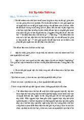 Ôn Tập Môn Triết học Mác-Lênin | Đại học Sư Phạm Hà Nội