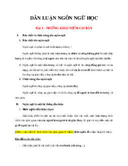Sách Luận Ngữ Ngôn Ngữ Học