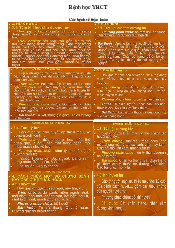 Tóm tắt nội dung Bệnh học y học cổ truyền | Đại học Công nghệ Đông Á