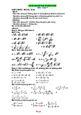 Đề Cương Ôn Tập HK1 Toán 9 Kết Nối Tri Thức 2025-2026