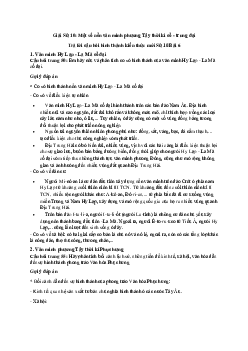 Lịch sử 10 Bài 6: Một số nền văn minh phương Tây thời kì cổ - trung đại