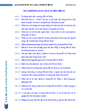 Tổng hợp câu hỏi tự luận và đáp án môn Tư tưởng Hồ Chí Minh |Trường Đại học Hà Tĩnh