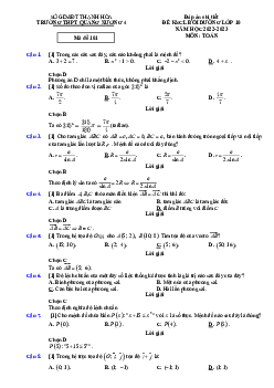 Đề KSCL bồi dưỡng Toán 10 năm 2022 – 2023 trường Quảng Xương 4 – Thanh Hóa