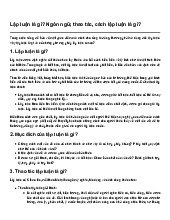 Lập luận là gì? Ngôn ngữ, thao tác, cách lập luận là gì?