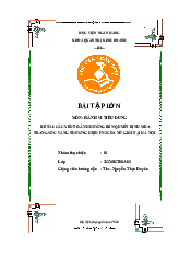Đề Tài: Các Yếu Tố Ảnh Hưởng Đến Quyết Định Mua trang Sức Vàng Thương Hiệu Pnj Của Nữ Giới Tại Hà Nội | Học Viện Ngân Hàng