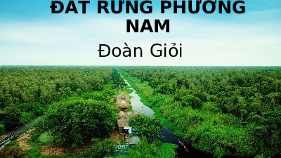 Giáo án điện tử Ngữ văn 10 Bài 8 Chân trời sáng tạo: Đất rừng phương Nam