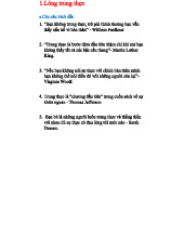 Dẫn Chứng VỀ Trung Thực TRONG Nghị Luận Xã Hội