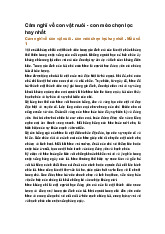 Cảm nghĩ về con vật nuôi - con mèo chọn lọc hay nhất