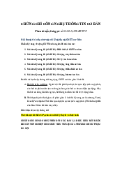 Nội dung thi cấp chứng chỉ Ứng dụng CNTT cơ bản | Đại học Sư phạm Hà Nội