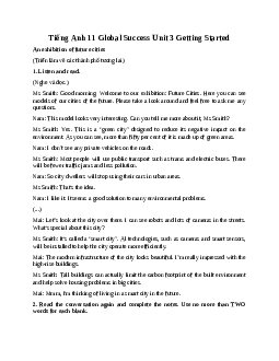 Giải Unit 3 Getting Started | Tiếng Anh 11 Global Success