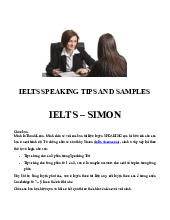 IELTS Speaking tips & strategies môn IELTS | Học viện Phụ nữ Việt Nam