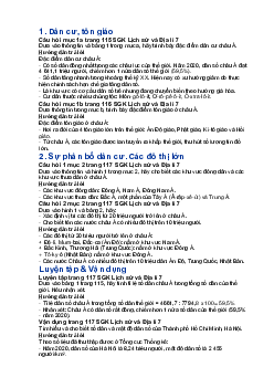 Giải SGK Địa lí 7 Bài 6: Đặc điểm dân cư, xã hội Châu Á Kết nối tri thức