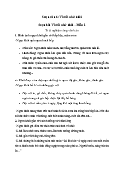 Soạn bài Và tôi nhớ khói - Ngữ Văn 6 Chân trời sáng tạo