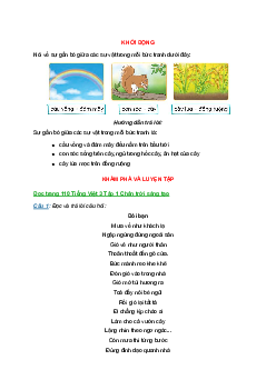 Tiếng Việt 3 trang 110 Bài 3: Đôi bạn | Chân trời sáng tạo