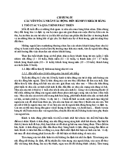Giáo trình chương 4 và 5 môn Hành vi khách hàng: Yếu tố cá nhân và tâm lý ảnh hưởng đến hành vi khách hàng | Đại học Kỹ thuật - Công nghệ Cần Thơ