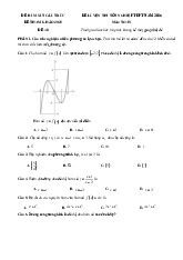 Đề thi thử tốt nghiệp THPT 2025 môn Toán bám sát đề minh họa - Đề 48